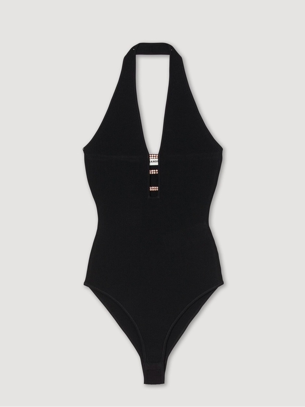 Sandro Embellished knit bodysuit